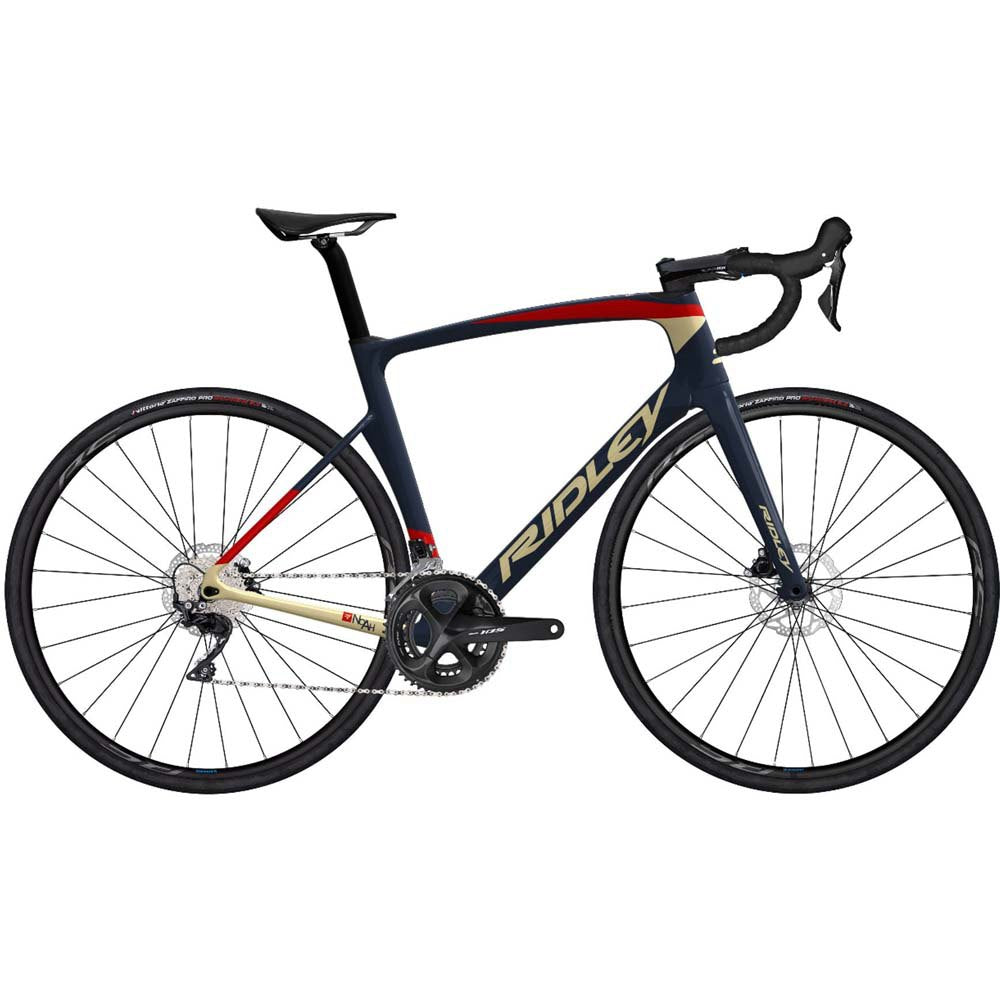 Vélo de Course RIDLEY NOAH DISC Shimano 105 2023 bleu rouge beige