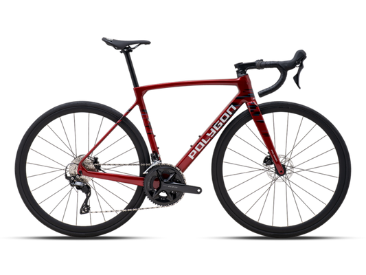 Vélo de route strattos polygon 105 2x12v face